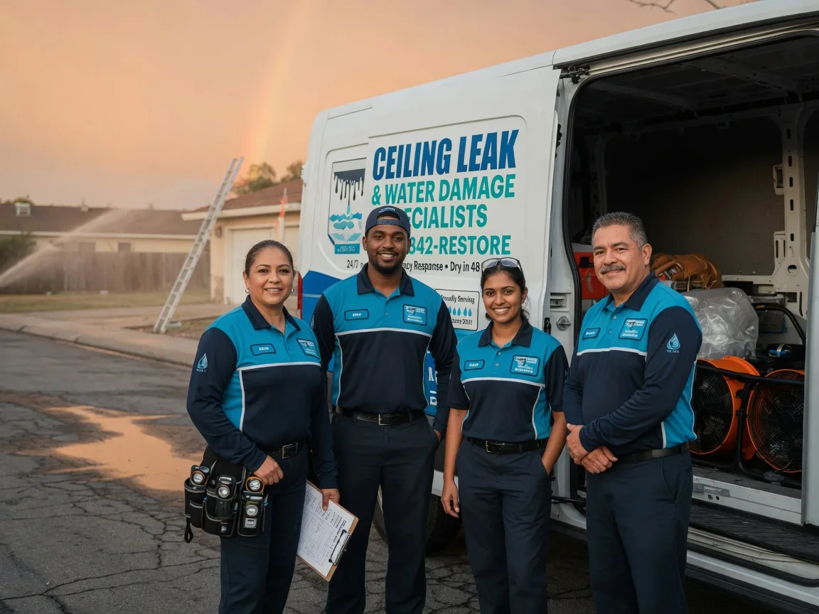 Ceiling Leak Cleanup company in Seaton, IL